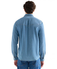 Męska Koszula Jeansowa Wrangler Western Shirt Lake 112378474