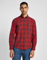 MESKA KOSZULA LEE BUTTON DOWN RED 112355643