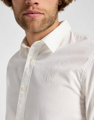 MESKA KOSZULA LEE PATCH SHIRT BRIGHT WHITE 112333654