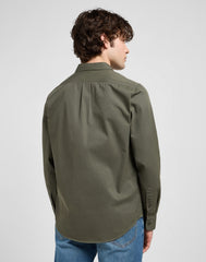 Męska Koszula Lee Patch Shirt Olive Gray 112370548
