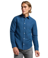 MĘSKA KOSZULA LEE PATCH SHIRT ORION BLUE 112364107