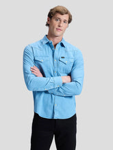 Męska Koszula Lee Regular Western Shirt Lakeside Wash 112365766