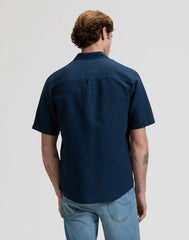 MESKA KOSZULA LEE SS SHIRT RIVET NAVY 112376564