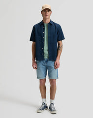 MESKA KOSZULA LEE SS SHIRT RIVET NAVY 112376564
