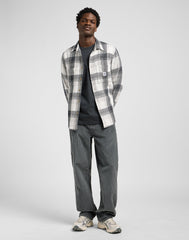 Męska Koszula Lee Workwear Shirt 2.0 Rebel Navy Plaid 112371302