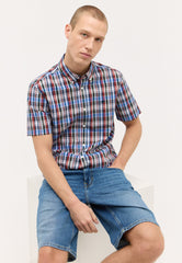 Męska Koszula Mustang Baltimore Summer Check Multi Blue 1015237 12597