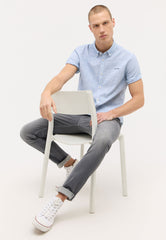 Męska Koszula Mustang Berkeley Faded Denim 1015242 5124