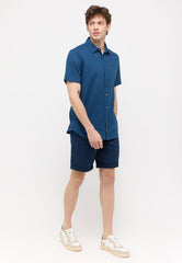 Męska Koszula Mustang Berkeley Insignia Blue 1015233 5230