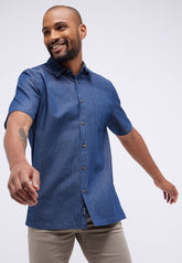 Męska Koszula Mustang Darien Ensign Blue 1014772 5229