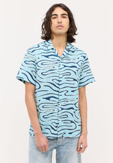 Męska Koszula Mustang Layton Waterprint Aop 1015241 12581