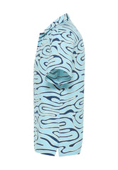 Męska Koszula Mustang Layton Waterprint Aop 1015241 12581