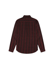 Męska Koszula Wrangler 1 Pkt Flannel Shirt Black Wine 112371522