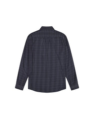 Męska Koszula Wrangler 1 Pkt Flannel Shirt Midnight Grey 112371523