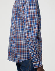 Męska Koszula Wrangler 1 Pkt Poplin Shirt Dark Blue 112371403