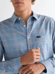 Męska Koszula Wrangler 1 Pkt Shirt Ashley Blue 112378488