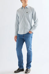 Męska Koszula Wrangler 1 Pkt Shirt Blue Stripe 112378486