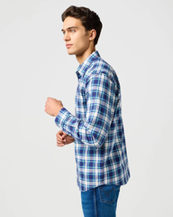 Meska Koszula Wrangler 1 Pkt Shirt Navy 112362767