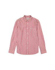 Meska Koszula Wrangler 1 Pkt Shirt Red Oxford 112362540