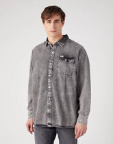 Męska Koszula Wrangler 1Pkt Flap Shirt Darkest Spruce 112341170