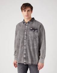 Męska Koszula Wrangler 1Pkt Flap Shirt Darkest Spruce 112341170