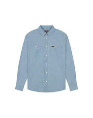 Męska Koszula Wrangler Chambray Shirt Indigo 112378119