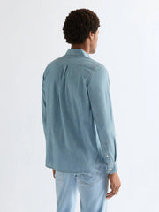 Męska Koszula Wrangler Chambray Shirt Indigo 112378119