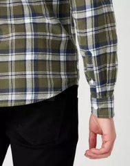 MĘSKA KOSZULA WRANGLER LS 1 PKT SHIRT IVY GREEN W5F1B3XIX 112141439
