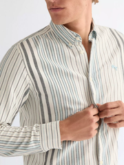 MĘSKA KOSZULA WRANGLER OXFORD SHIRT WHITE BLUE 112378098