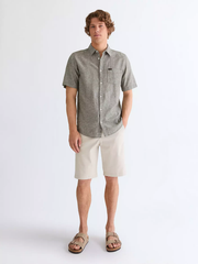 MĘSKA KOSZULA WRANGLER SS 1 PKT SHIRT DEEP DEPTHS 112378047