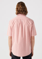 Meska Koszula Wrangler Ss 1 Pkt Shirt Red 112350569