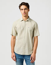 Meska Koszula Wrangler Ss 1 Pkt Shirt Tea 112362730