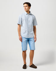 Meska Koszula Wrangler Ss Shirt Pacific Stripe 112362757