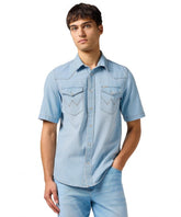 Meska Koszula Wrangler Ss Western Shirt Authentic Tint 112362742
