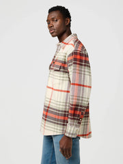 MESKA KOSZULA WRANGLER WESTERN SHIRT BIRCH 112372459