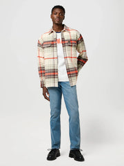 MESKA KOSZULA WRANGLER WESTERN SHIRT BIRCH 112372459
