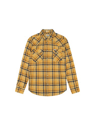 Meska Koszula Wrangler Western Shirt Brown Blue 112372456