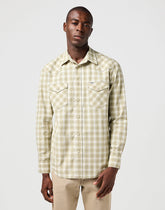 Meska Koszula Wrangler Western Shirt Tea 112362765