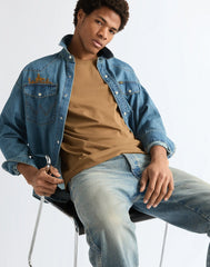 Męska Koszula Wrangler Western Shirt Trail Blazer 112377967