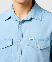 Meska Koszula Wrangler SS Western Shirt Superfade 112362749