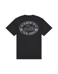 Męska Koszulka Lee Big Logo Tee Black 112376499