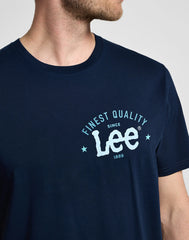 MESKA KOSZULKA LEE BIG LOGO TEE EMPEROR NAVY 112355583