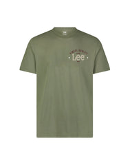 MESKA KOSZULKA LEE BIG LOGO TEE OLIVE GROVE 112355655