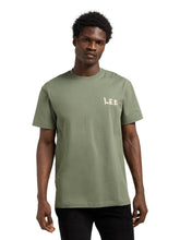 Męska Koszulka Lee Elevated ESS Logo Tee Olive Stone 112370701