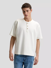 MĘSKA KOSZULKA LEE HENLEY NATURAL 112376771