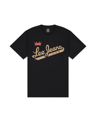MESKA KOSZULKA LEE JEANS TEE BLACK 112376474