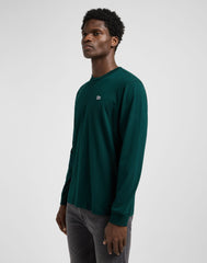 Męska Koszulka Lee LS Patch Logo Tee Jade Forest 112370499