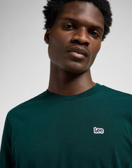 Męska Koszulka Lee LS Patch Logo Tee Jade Forest 112370499