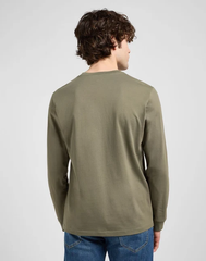 MĘSKA KOSZULKA LEE LS POCKET LOGO TEE MERCANTILE GREEN 112370436