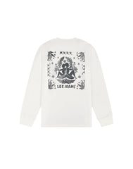 Męska Koszulka Longsleeve Lee LS Tee Ecru 112373176