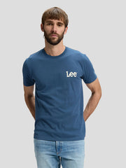 MESKA KOSZULKA LEE MEDIUM WOBBLY LEE TEE ACADEMY BLUE 112376431
